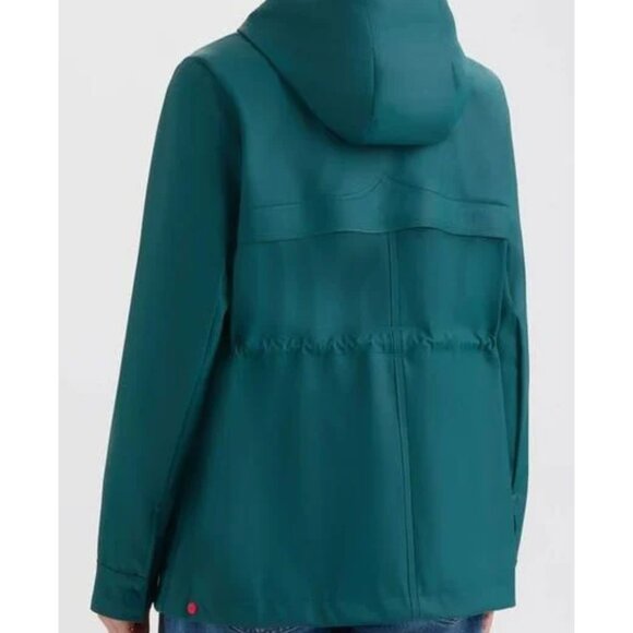 NEW HUNTER Acacia Rubberized Rain Jacket in Deep Ocean for women 1225 8m4 - Picture 4 of 5